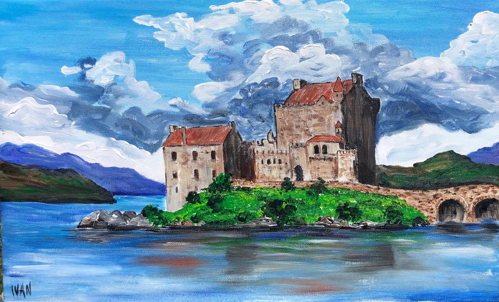 Castle by – Donan Ivan Art Eilean